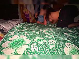 divorced mexican milf fucks young guy after drinks homemade