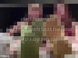 I'm craving your face buried deep in my sweaty stinky socks right now