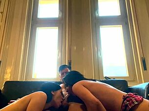 Skinny Kira Queen Fucks Teacher's Monster Cock With Big Tits!