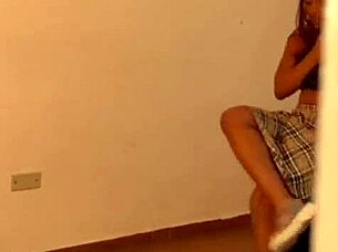 sexy latina bent over for dirty study break anal pounding