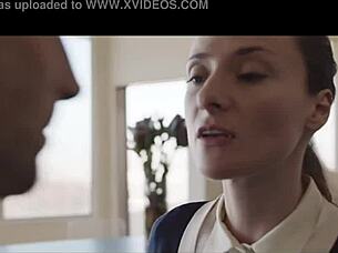 kissing emo goth babe in pantyhose now