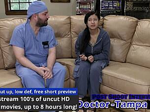 Dr Tampa, fuck nurse Mya tits for cash?