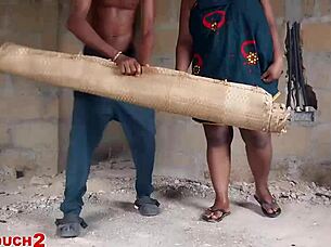 wanna pound my fat black bbw girlfriend's big tits outdoors?