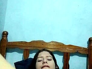 amateur latina babe masturbates natural tits solo homemade dare