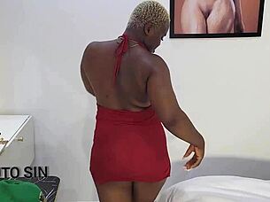 big fat ass stepsis bends over for juicy pussy pounding from bro