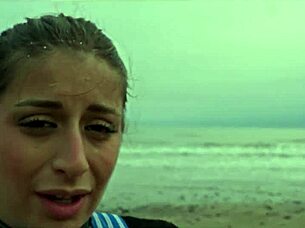 silvia soprano roughly dominated on norwegian beach with slaps and spits 🎥🏖️