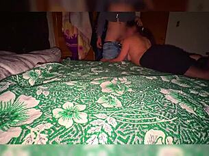 divorced mexican milf fucks young guy after drinks homemade