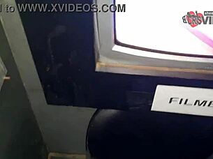 slut swallows strangers' cum kisses cuck at gloryhole