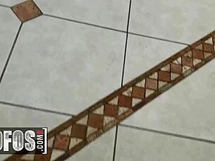 harmony rivers' pussy throbs after clit massage and hot cum load