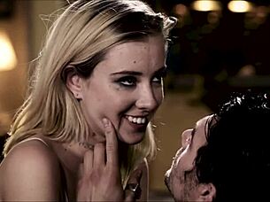 Blonde teen, gonna take this monster bbc doggystyle in your tight ass?