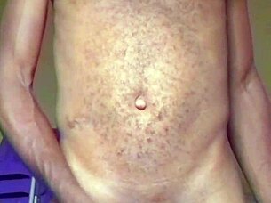 lonely african dude strokes huge cock after naked dance 🔥🍆