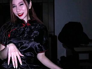 Busty Asian Invites Monster BBC Pounding Rough Interracial Dark Session Again