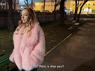 met my cute skinny classmate with small tits and fucked her ass that same day