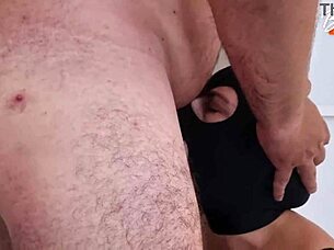 Wife trains deepthroat on hard cock with rimjob and facial cumshot