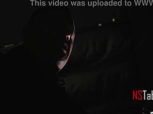 blindfolded redhead milf bound and roughly bred on bed