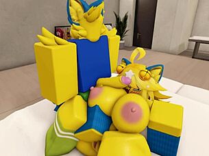 furry couple, fuck my tight ass in this roblox house now