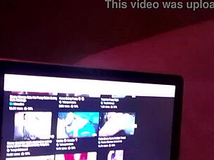 richard banks' steamy lesbian muff diving session