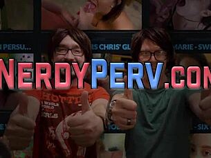 😲 british first-timer tricked into sloppy facial cumshot! 🔥