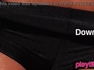 damn petite ebony milf shakes her nude chocolate body in class!