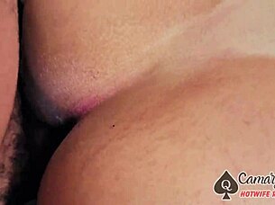 Whispered urges for creampie filling her dripping wet pussy