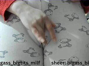 Milf Cameltoe Masturbation In Pajamas