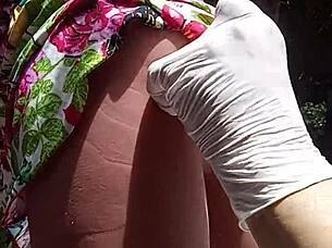 Street arrival sparks instant sex toy cock sucking craving