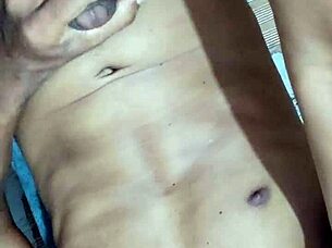 amateur crossdresser fucked deep in see-through toy play