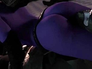 black cat crushes rusk joel in headscissor