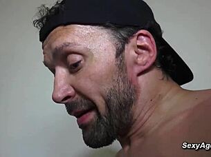 janitor devours then hammers big titted blonde housewife