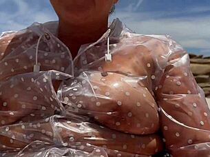 Beach domination day amazons Aprilella spanks curvy ebony slaves hard