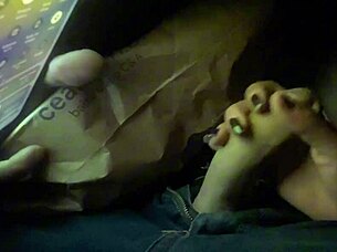 kicked from cinema for sucking friend off