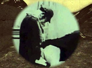 Vintage lesbians bound in hairy pussy frenzy!