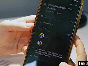 lesbian boss anna claire clouds strapon fucks brunette assistant deep