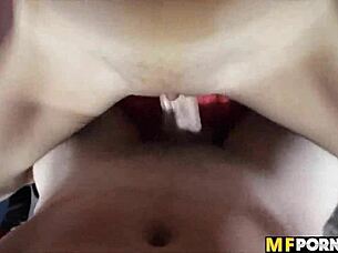 athletic latina chloe amour takes cock deep in garage