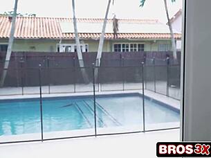 Stepdad's Couch Pounding Makes Petite Latina Scream!