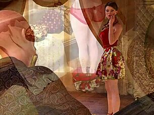 Bent Over Doggystyle Pounding Monica's Tight Ass Hole Hard and Deep