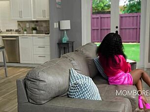 ebony realtor bends over for interracial pounding