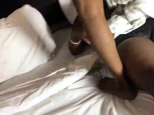 funny house girl RIDES her wet madam CLOSE UP