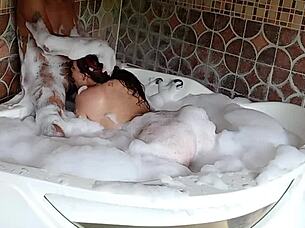 Daddy Fucks My Ass Hard In Jacuzzi Wow!