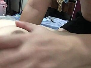 my filipina girlfriend's natural boobs fetish play