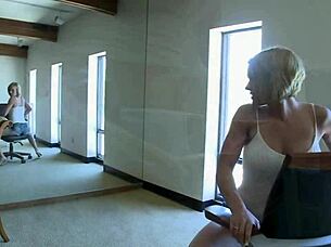 two busty hot moms ravaged by monster black cock in wild bed romp