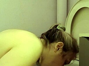 hey slave lick those filthy toilets while i spank your worthless ass