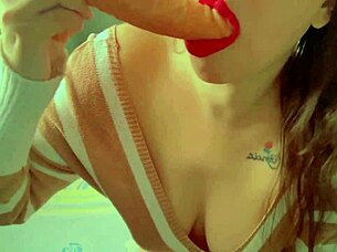 brunette teases joi anal dildo do you crave my ass