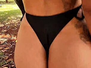 i love flashing my big clit ass in public for monster cock pounding