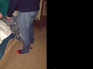 my wife gets so horny in friend's bedroom for sharing