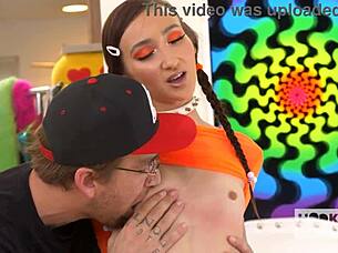 latina cutie carmen rae rides big cock raw