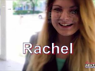 horny big tits brunette rachel bj bangs cumshot