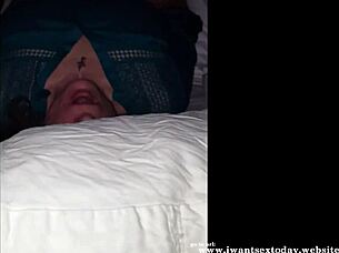 my wife gets so horny in friend's bedroom for sharing