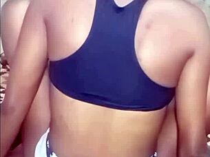 fucking slutty sister hard in doggy and cowgirl prt1