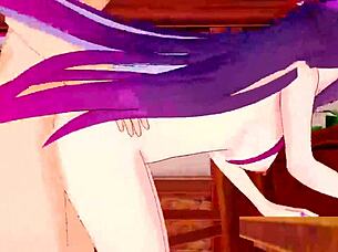 Hysilens' Dripping Pussy Filled With Hot Cum In Wild Honkai Compilation